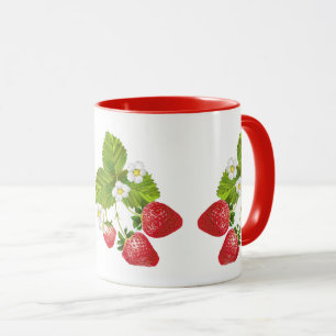 Taza Taza-Fresas del café