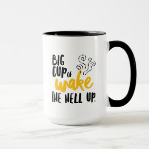 Taza ¡Taza grande de estela el infierno para arriba!