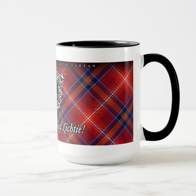 Taza ¡Taza grande - orgullosa ser un Lichtie rojo! - (Derecha)