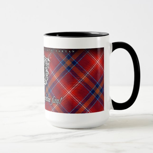Taza ¡Taza grande - soy un fan rojo de Lichtie! - (Derecha)