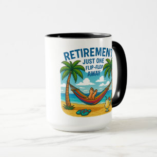Taza ☕ Taza: "Jubilación: ¡Solo una chancla más!"