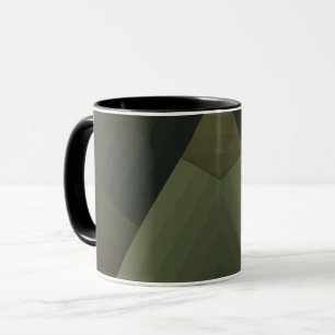 Taza Taza, Patchwork, combinado, oliva, verde, rayado