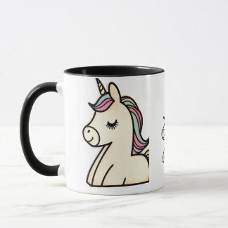 Taza tazón con diseño unicornio
