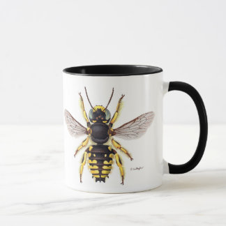 Taza tazón de abejas de lana