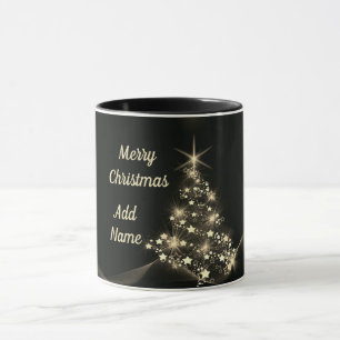 Taza tazón de árbol de Navidad personalizado por bonito