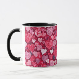 Taza tazón de café de regalo de día de San Valentín