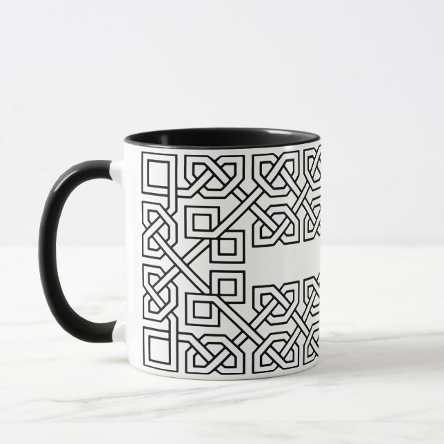 Taza tazón de diseño tradicional (Izquierda)