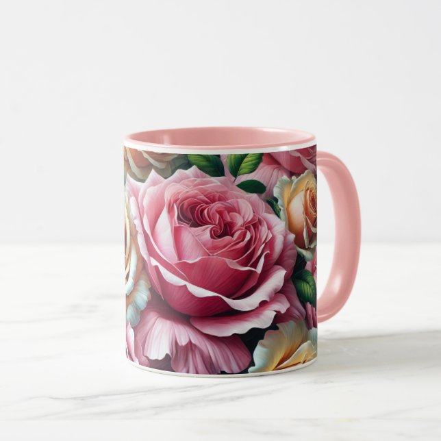 Taza tazón Rosa (Anverso derecho)
