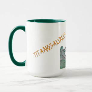 Taza Tazón titanosaurio el lagarto titánico