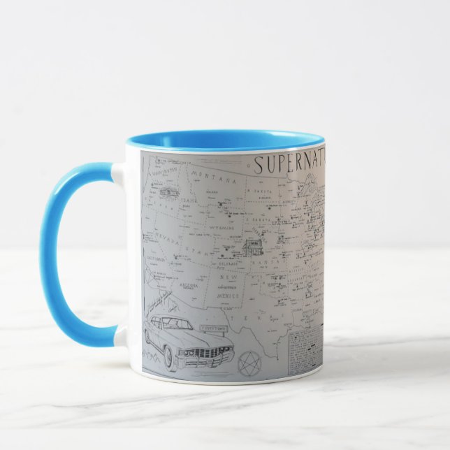 Taza Tazza Mappa Kansas (Izquierda)