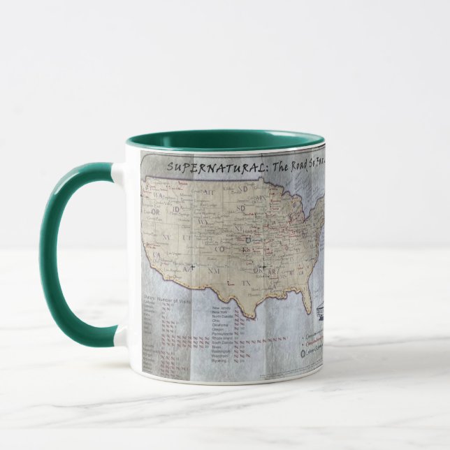 Taza Tazza Supernatural The Road So Far (Izquierda)