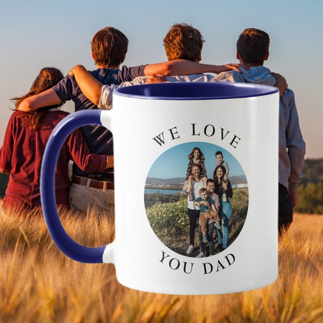 Taza Te Ama La Foto Del Círculo De Papá (Subido por el creador)