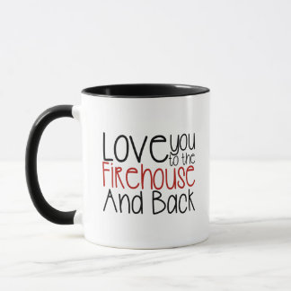 Taza Te amo a la casa de fuego y a tu regreso
