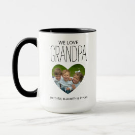 Taza Te amo abuelo foto café Mug