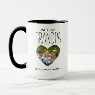 Taza Te amo abuelo foto café Mug