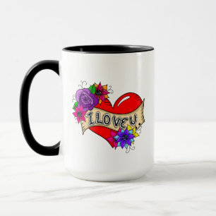 Taza Te Amo Arte urbano personalizado