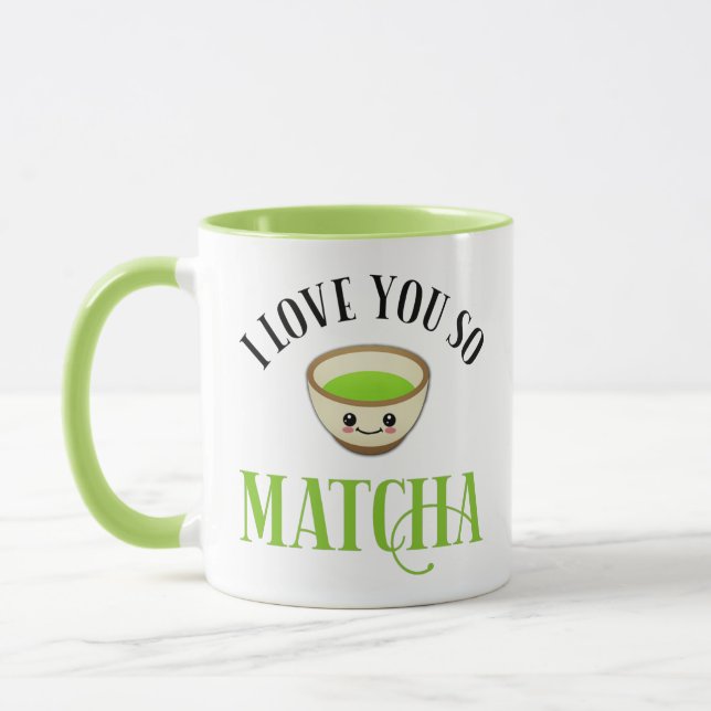 Taza Te Amo Así Que Matcha (Izquierda)