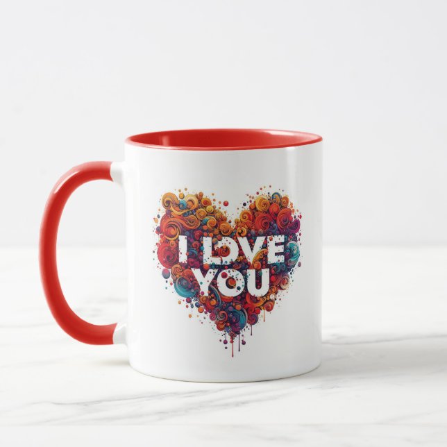 Taza Te Amo Café Mugs (Izquierda)