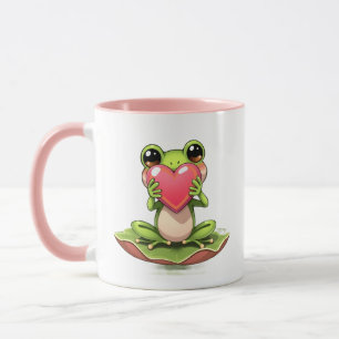 Taza Te Amo   Chibi Toad Personalizado