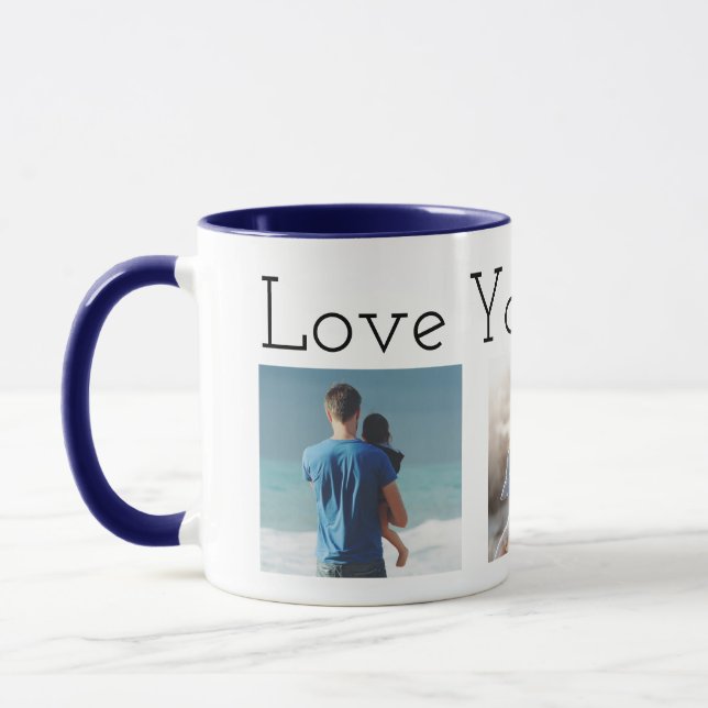 Taza Te amo el día de papá padre (Izquierda)