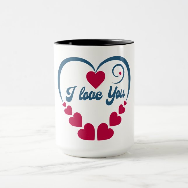 Taza Te amo el regalo (Centro)