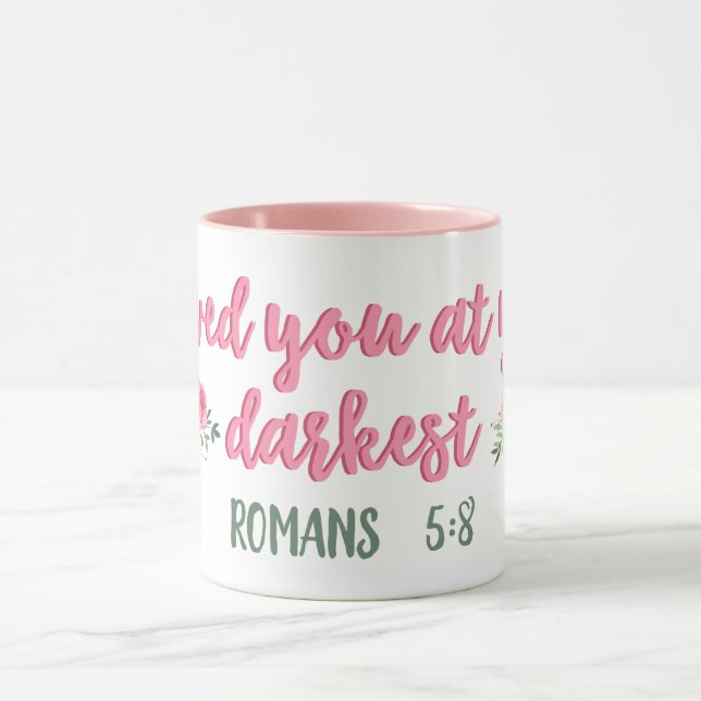 Taza Te Amo En Tu Verso Más Oscuro // Biblia (Centro)