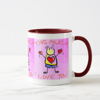 Taza Te amo este mucho (1)