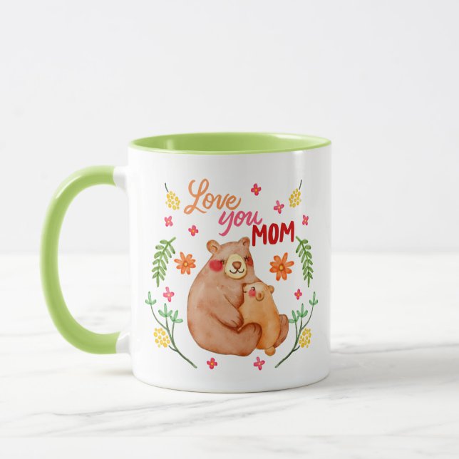 Taza Te amo, mamá - Mama Oso y el Día de la Madre de lo (Izquierda)