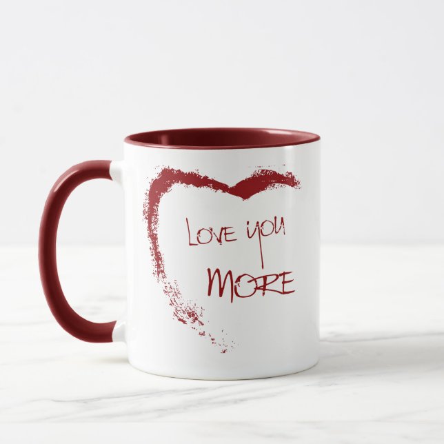 Taza Te amo más (Izquierda)