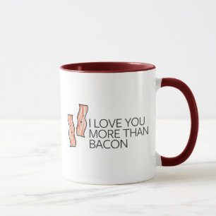 Taza Te amo más que el tocino