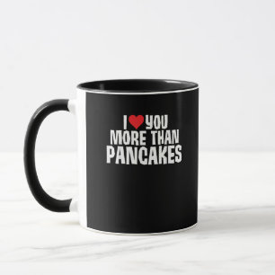 Taza Te Amo Más Que Panqueques Chistoso Cita Romántica