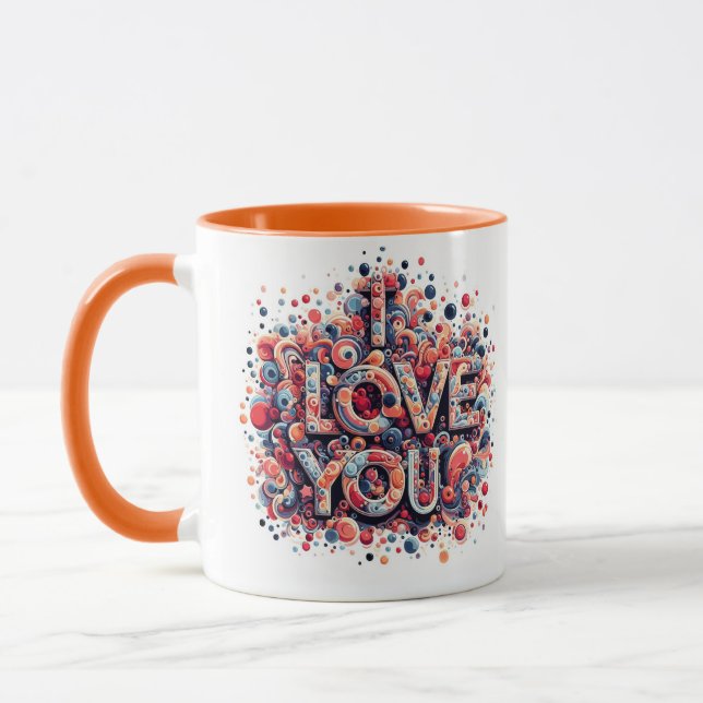 Taza Te Amo Mensaje (Izquierda)