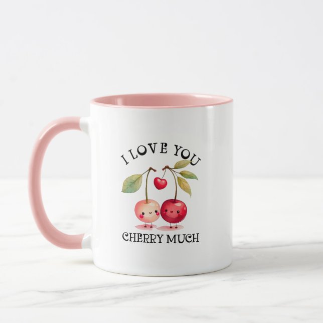 Taza Te Amo Mucho Día de San Valentín (Izquierda)