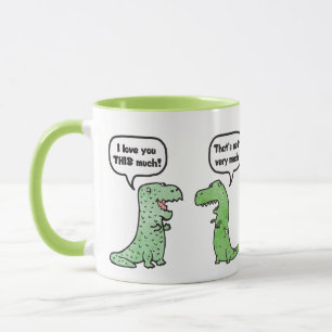 Taza Te Amo Mucho (T-Rex)