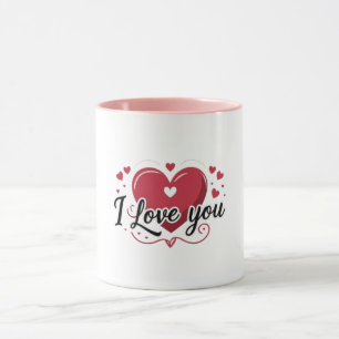 Taza Te Amo Mug Del Corazón
