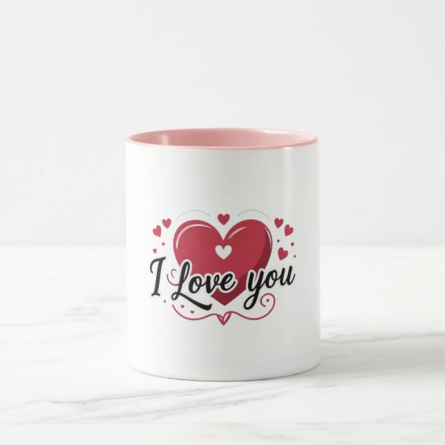 Taza Te Amo Mug Del Corazón (Centro)