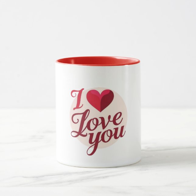 Taza Te Amo Mug Del Corazón (Centro)