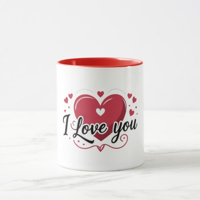 Taza Te Amo Mug Del Corazón (Centro)