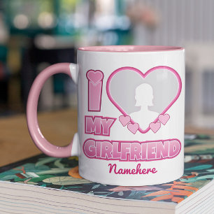 Taza Te Amo Novia Personalizado – Agregar Foto y Nombre