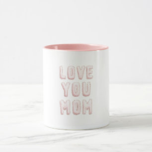 Taza Te Amo Rosa Mamá Día de la Madre