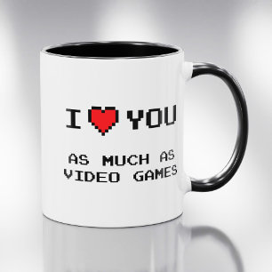 Taza Te Amo Tanto Como Los Videojuegos   Divertidos jue
