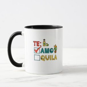 Taza Te Amo Tequila Cinco De Mayo Funny