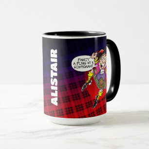 Taza ¿Te apetece una pelea con un escocés?