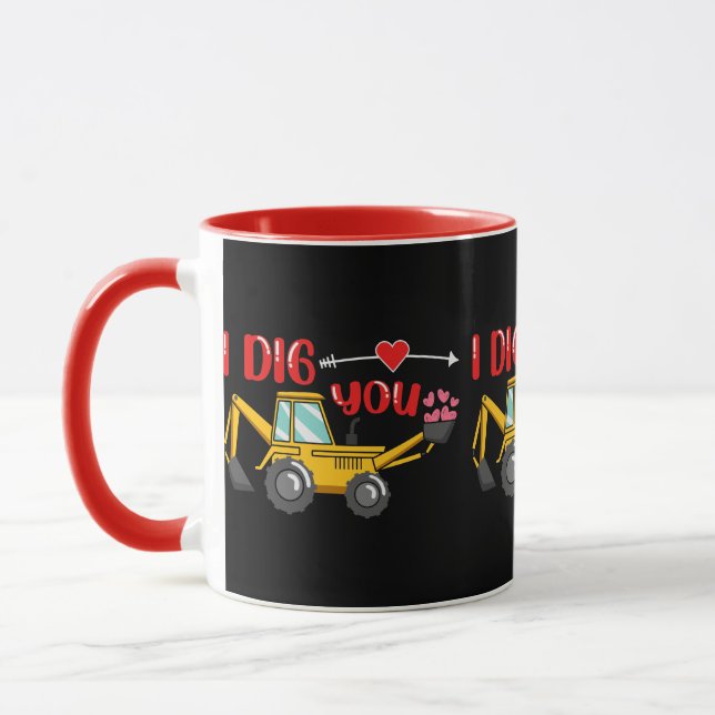 Taza Te Cavo Backhoe Valentine (Izquierda)
