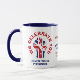Taza TE CELEBRAMOS Patriótico Británico