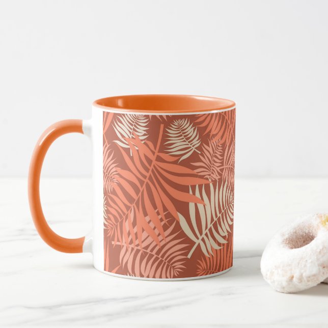 Taza Té con Naranja de mandarina lechera Mug (Con donut)