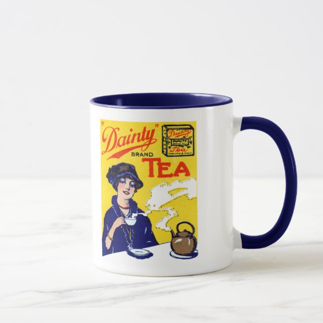Taza Té De La Daña De 1910 (Derecha)