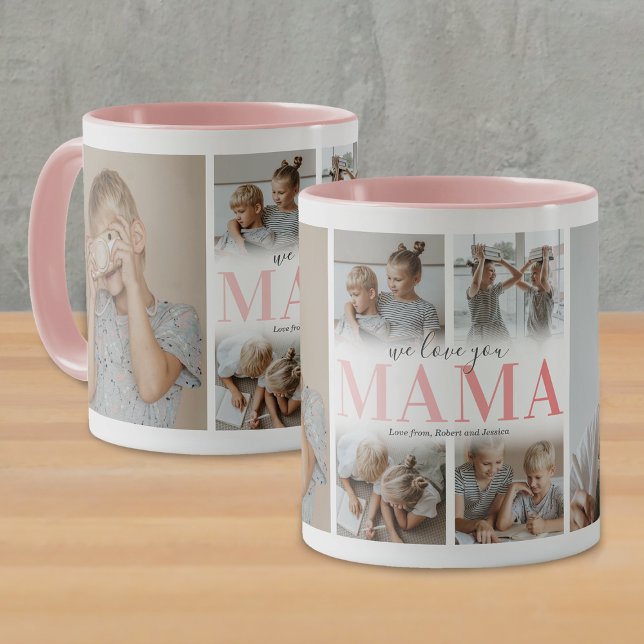 Taza Te Queremos Mamá Collage de fotos (Subido por el creador)