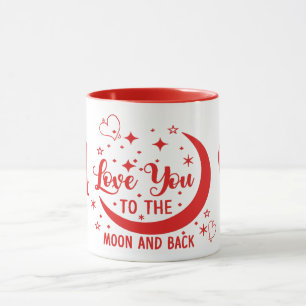 Taza Te quiero a la luna y a la luna de atrás