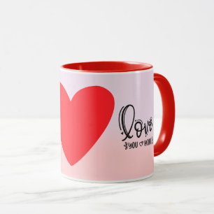 Taza Te quiero más a la pareja de San Valentín